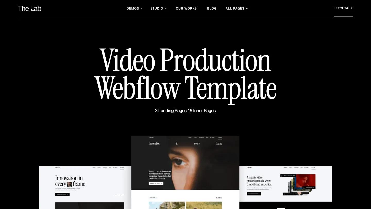 Thelab - Webflow General Website Template