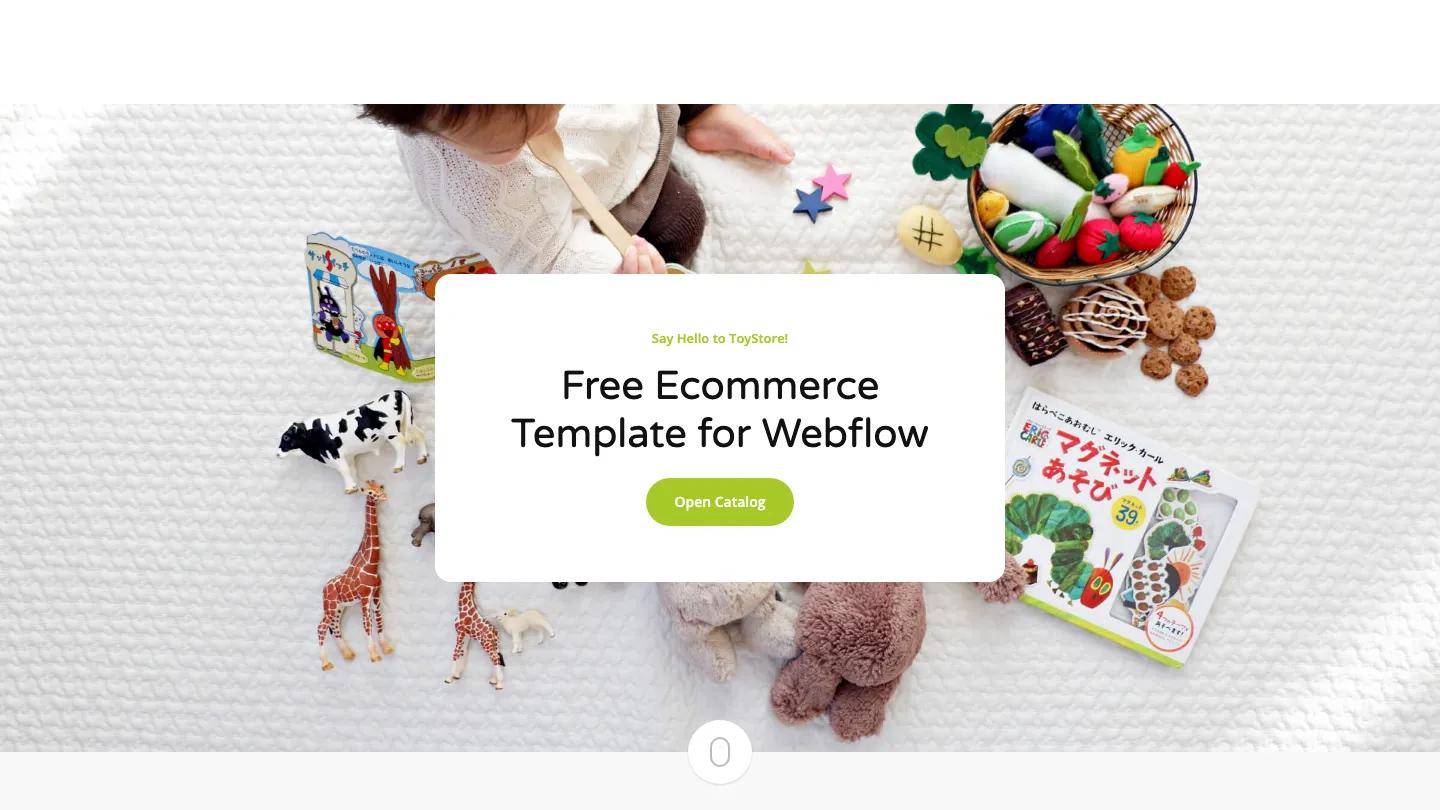 Toystore - Webflow Retail & E-commerce Website Template