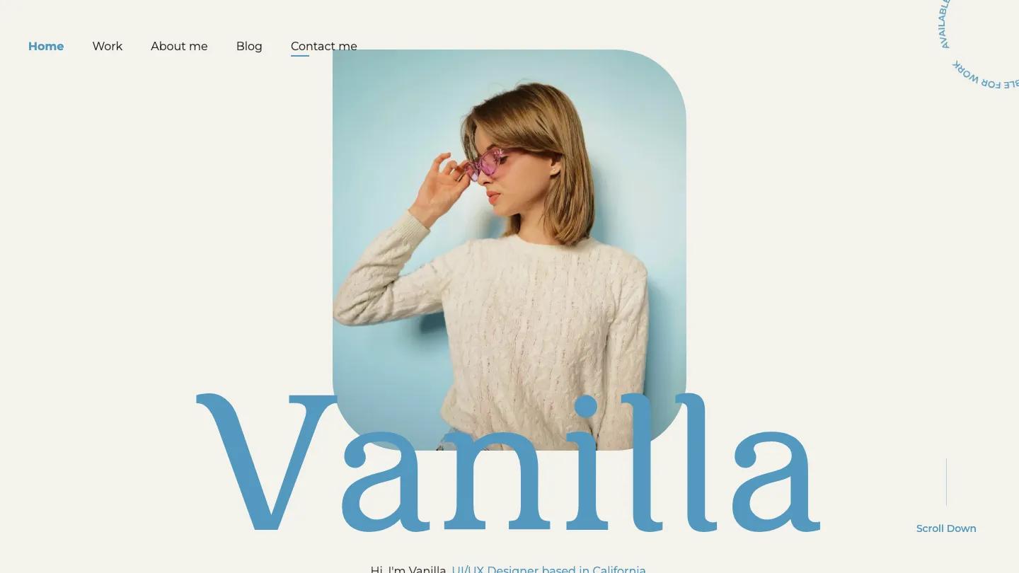 Vanilla - Webflow Portfolio & Agency Website Template