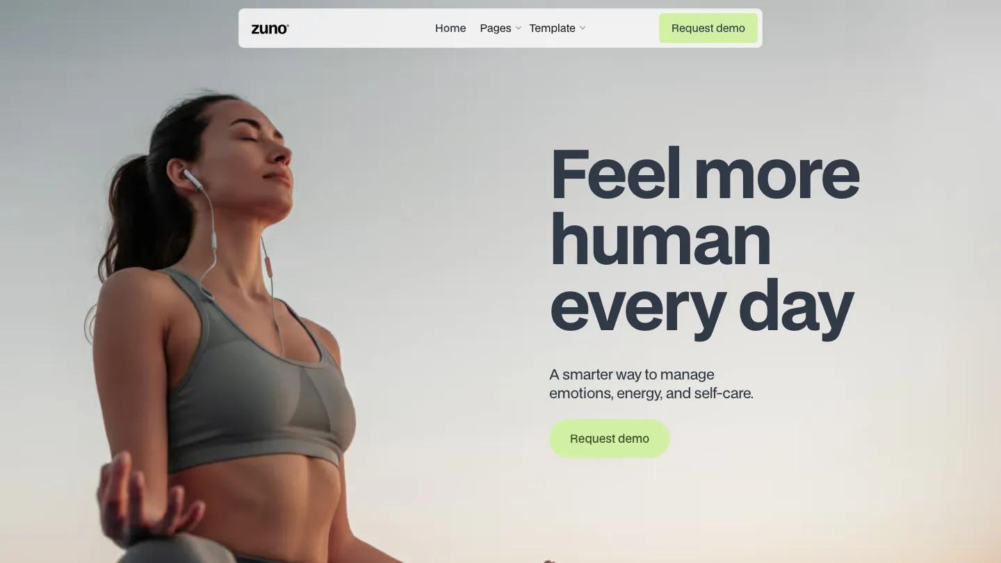 Zuno - Webflow Technology & Software Website Template